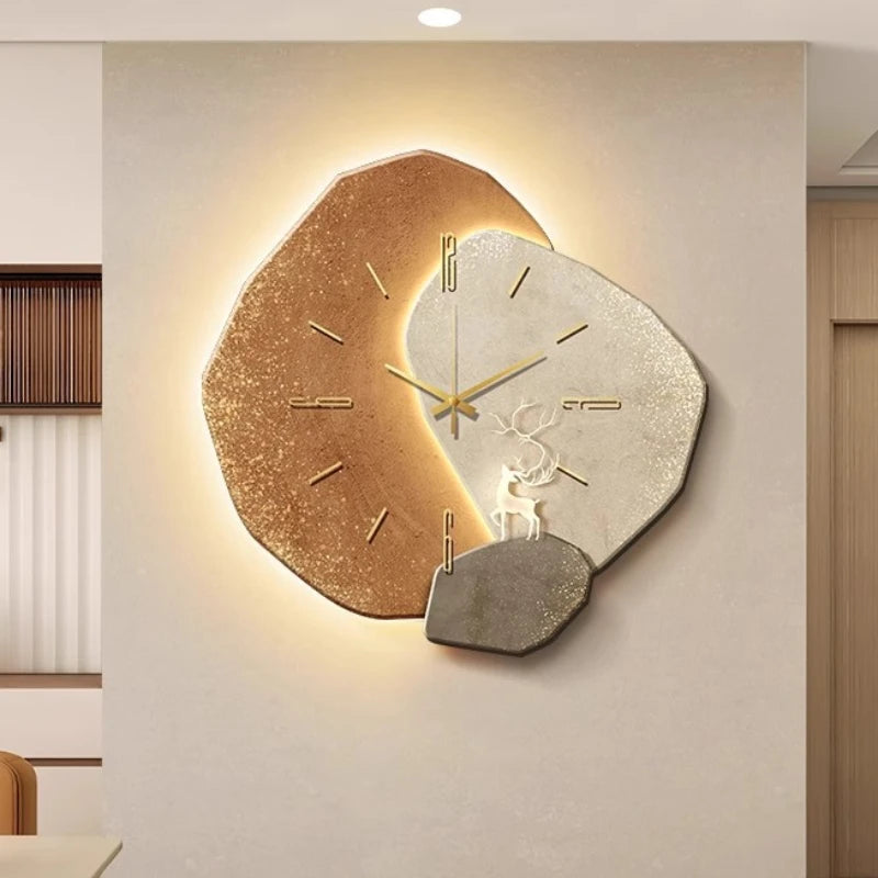 Scandinavian Style Wall Clock with Minimalist Design