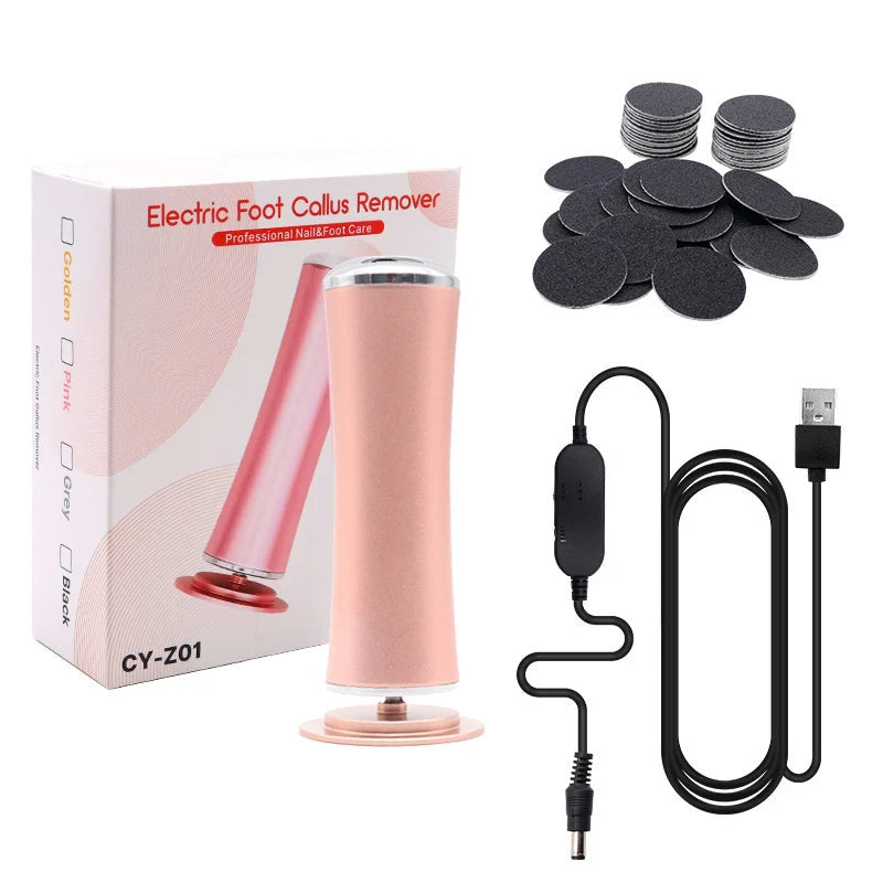 Professional Electric Foot Care System for Smooth Feet