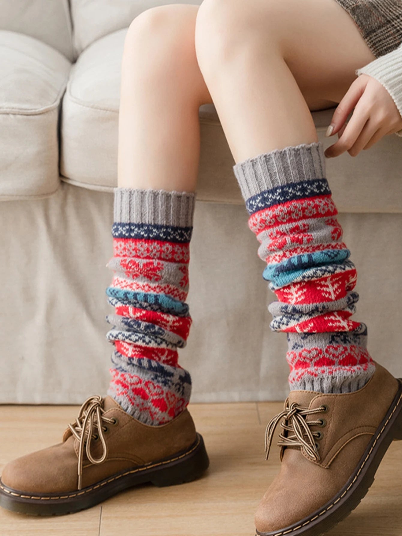 Chic Knit Leg Warmers for Ultimate Comfort This Winter