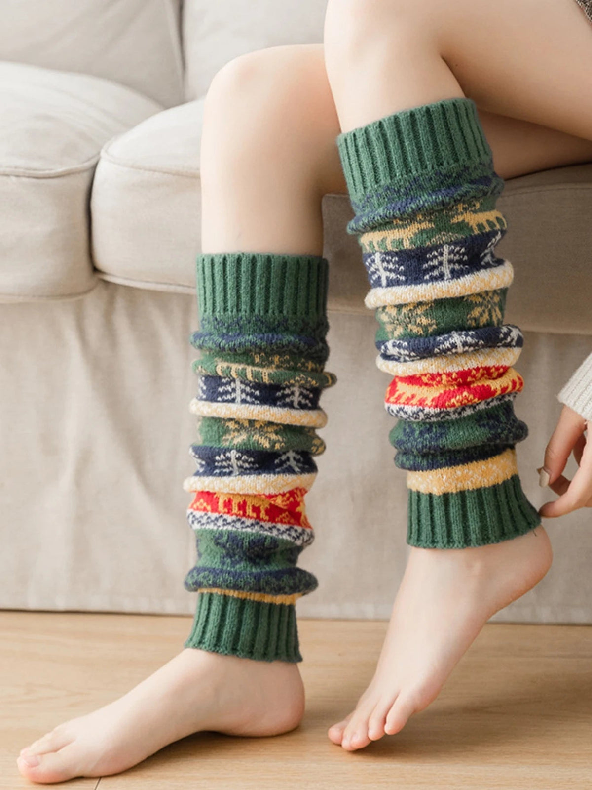 Chic Knit Leg Warmers for Ultimate Comfort This Winter