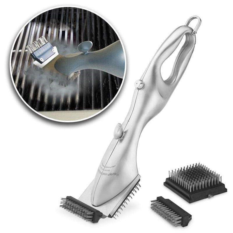 Heavy-Duty Grill Cleaning Tool with Steam Function