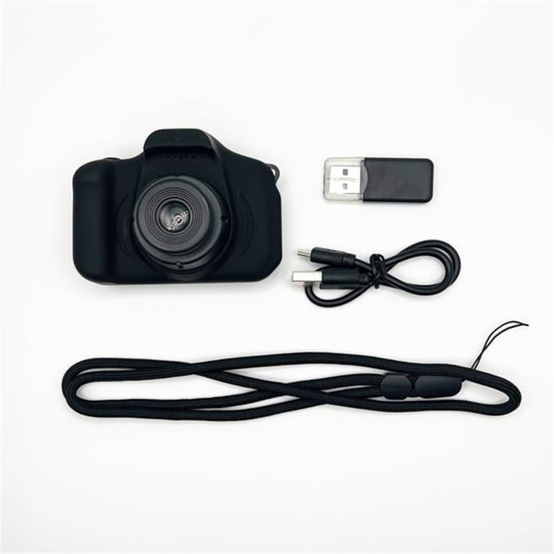 Retro-Style Digital Camera with Free Memory Card & Easy Sharing