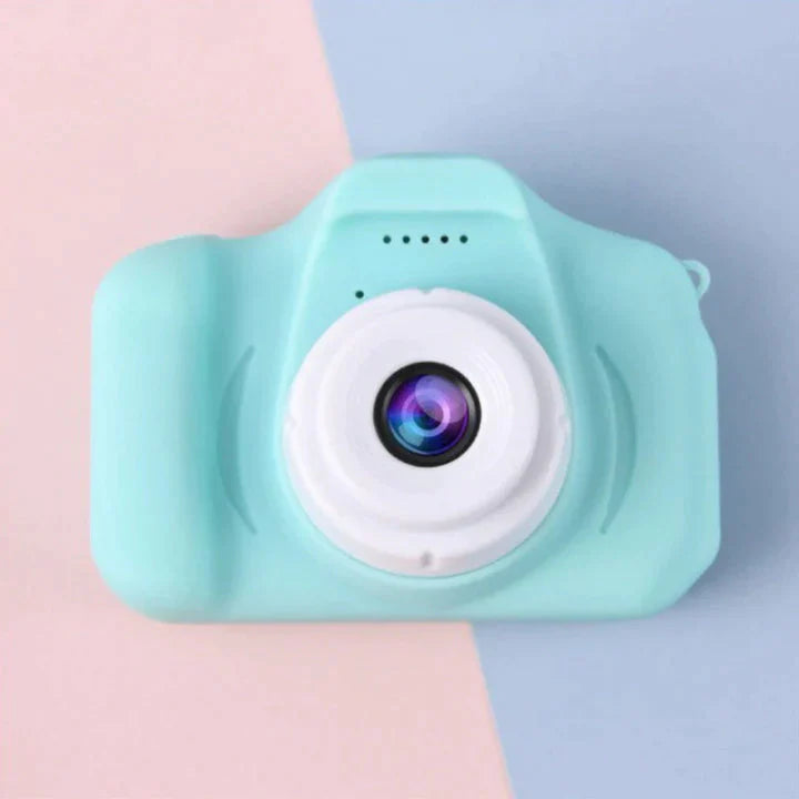 Retro-Style Digital Camera with Free Memory Card & Easy Sharing