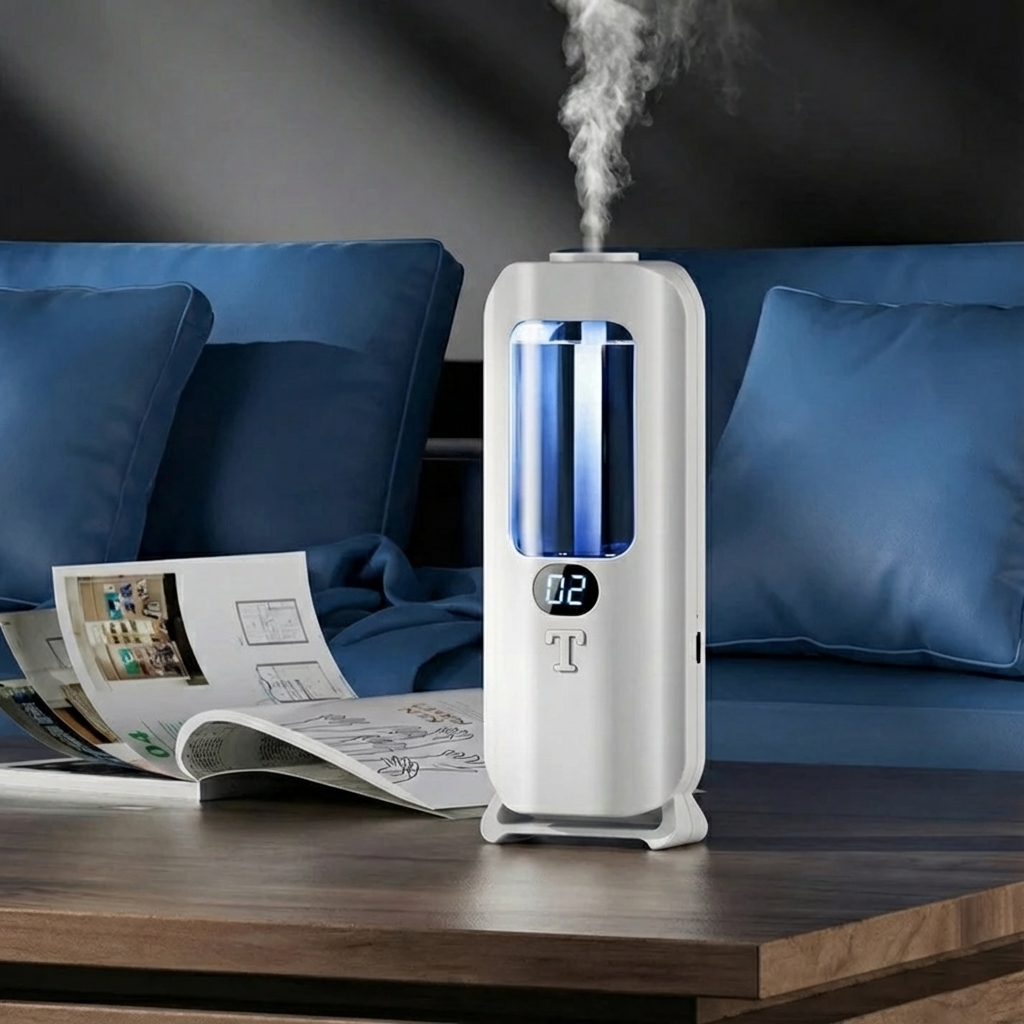 Versatile USB Rechargeable Mist Diffuser with LED Color Shift