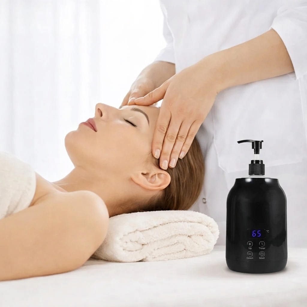 Portable Massage Oil Heater with Digital Touch Control