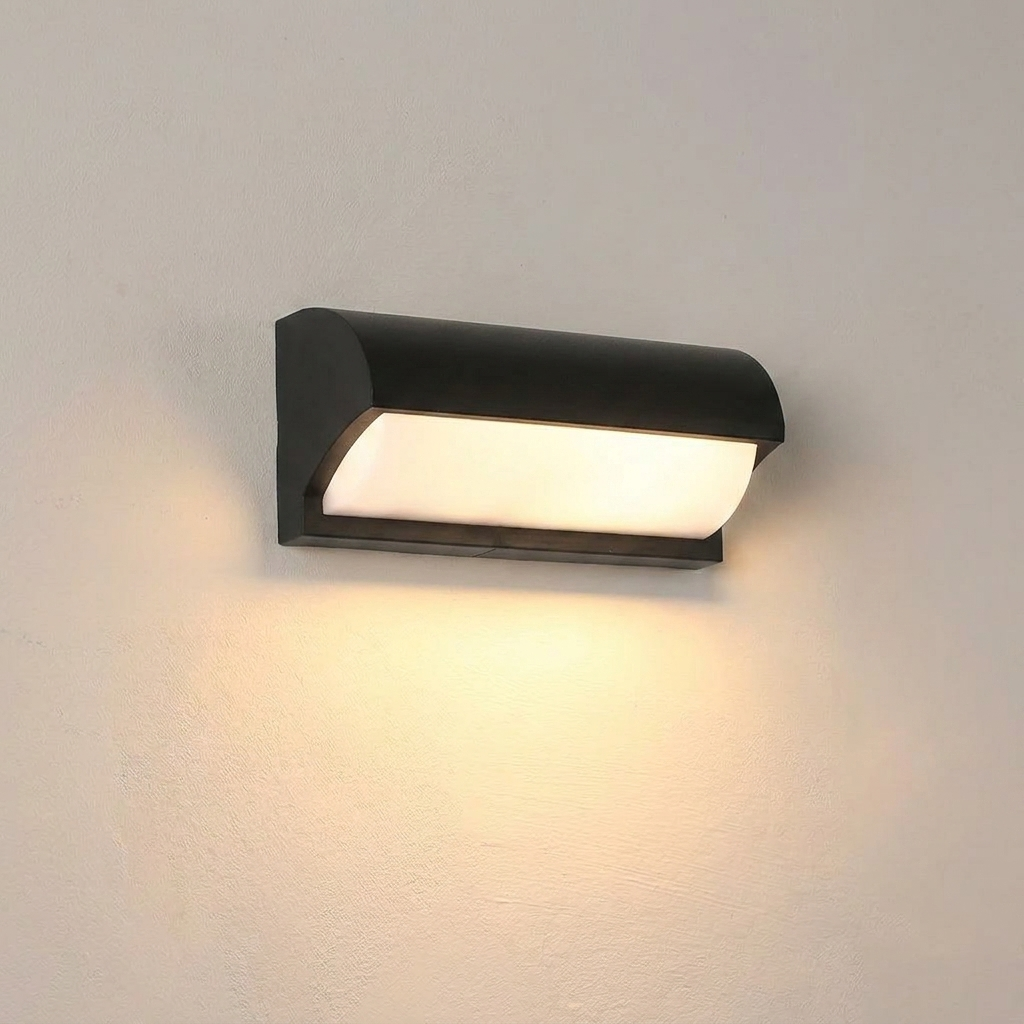 Weatherproof LED Outdoor Wall Sconce with Warm Glow
