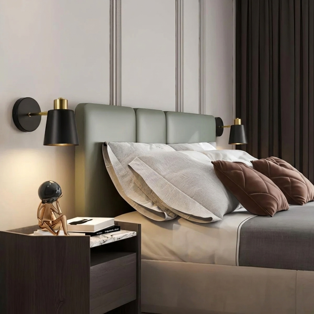 Sleek Adjustable Wall Sconce for Reading and Ambient Light