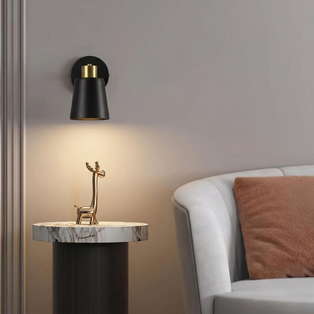 Sleek Adjustable Wall Sconce for Reading and Ambient Light