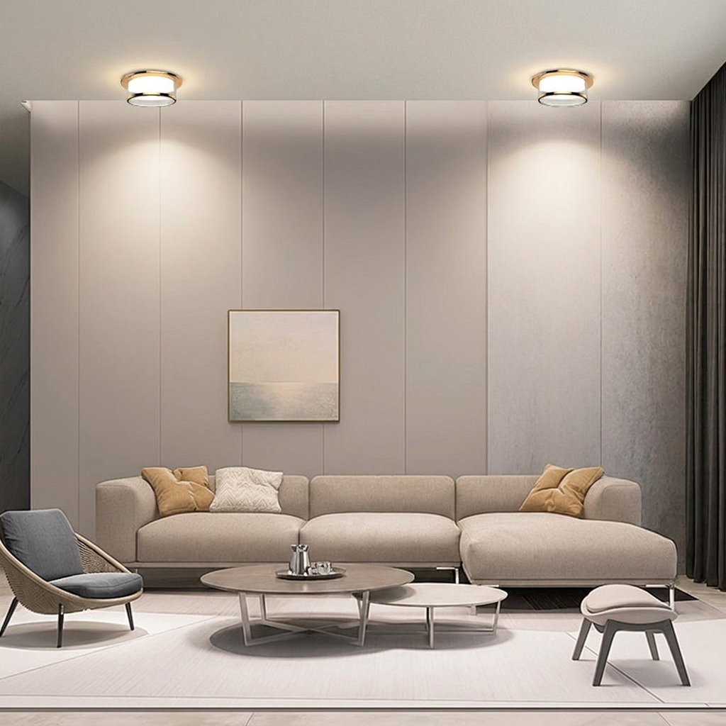 Sleek Flush Mount Ceiling Fixture for Elegant Spaces