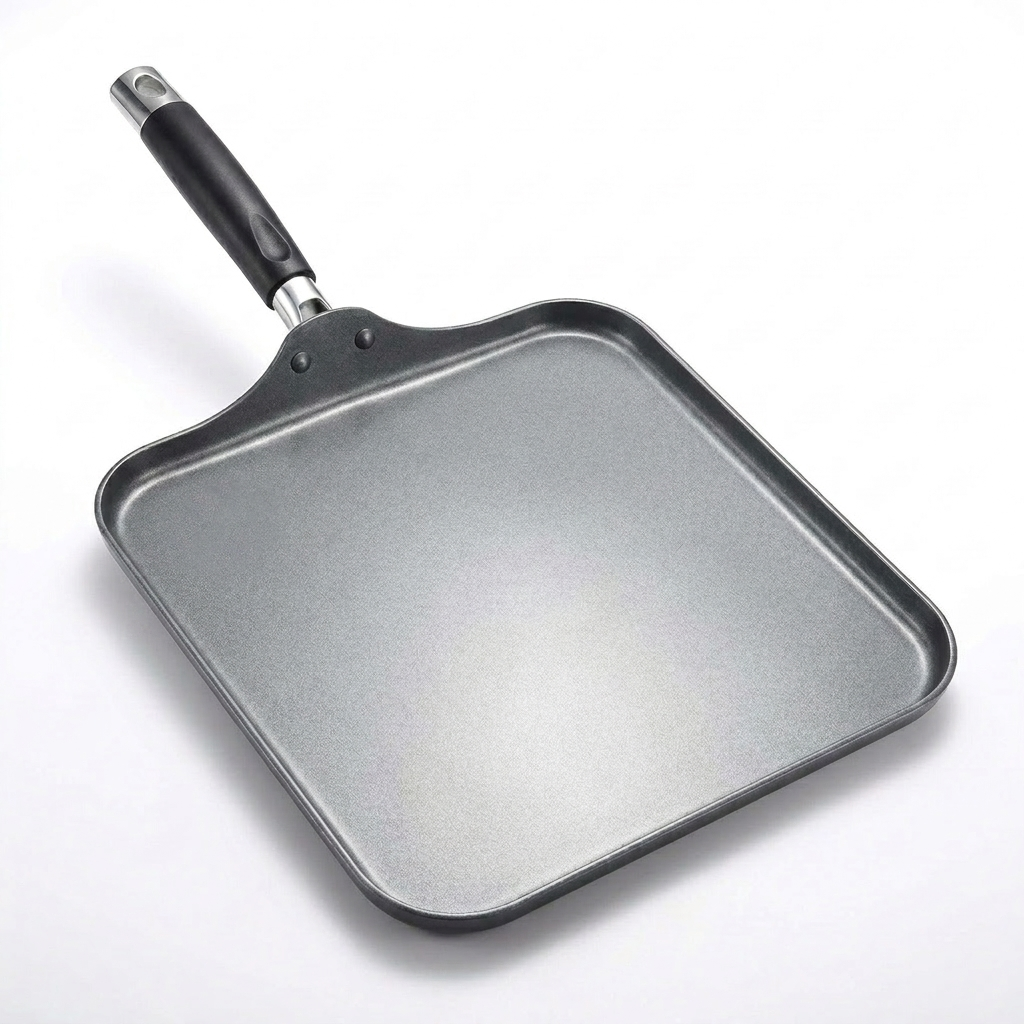 Versatile Square Griddle Pan with Nonstick Finish
