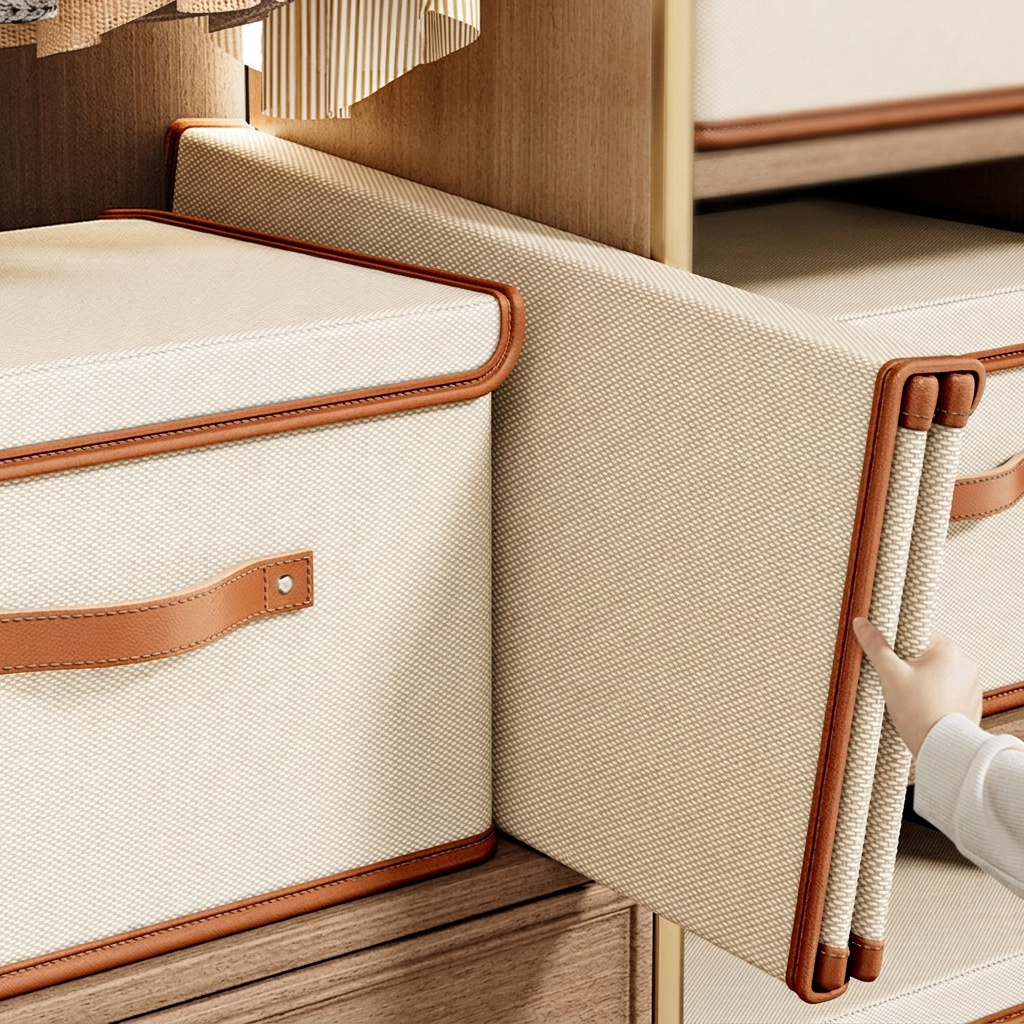 Versatile Collapsible Storage Container with Lid and Handles