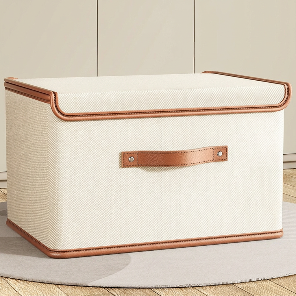 Versatile Collapsible Storage Container with Lid and Handles