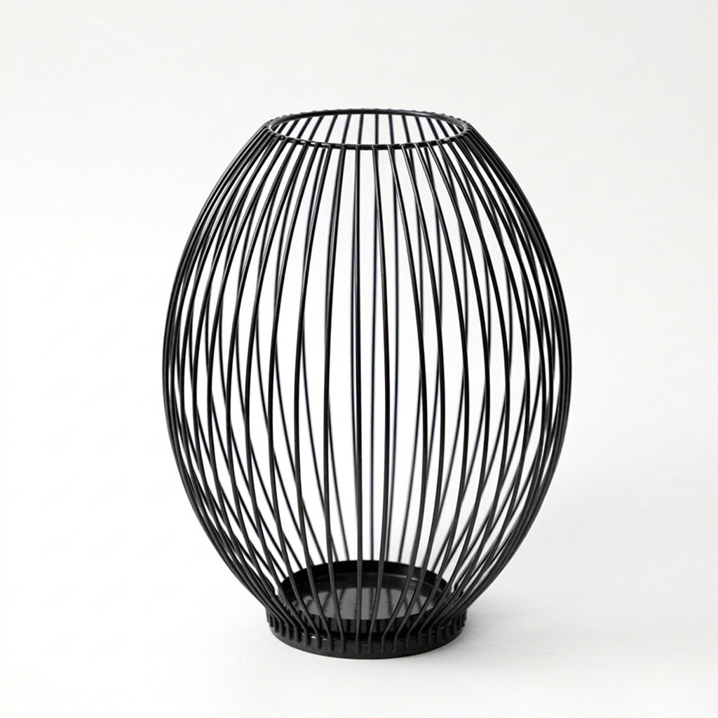 Stylish Geometric Candle Stand for Pillar Candles