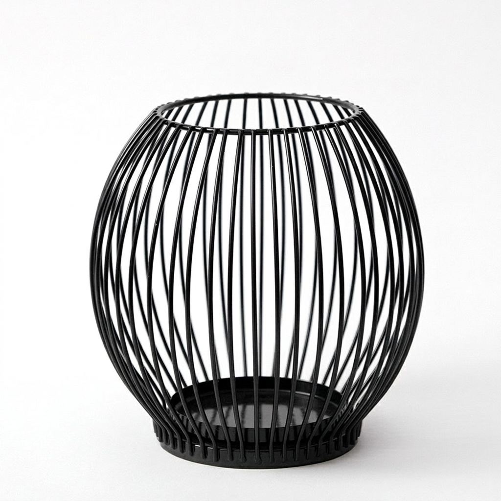 Stylish Geometric Candle Stand for Pillar Candles