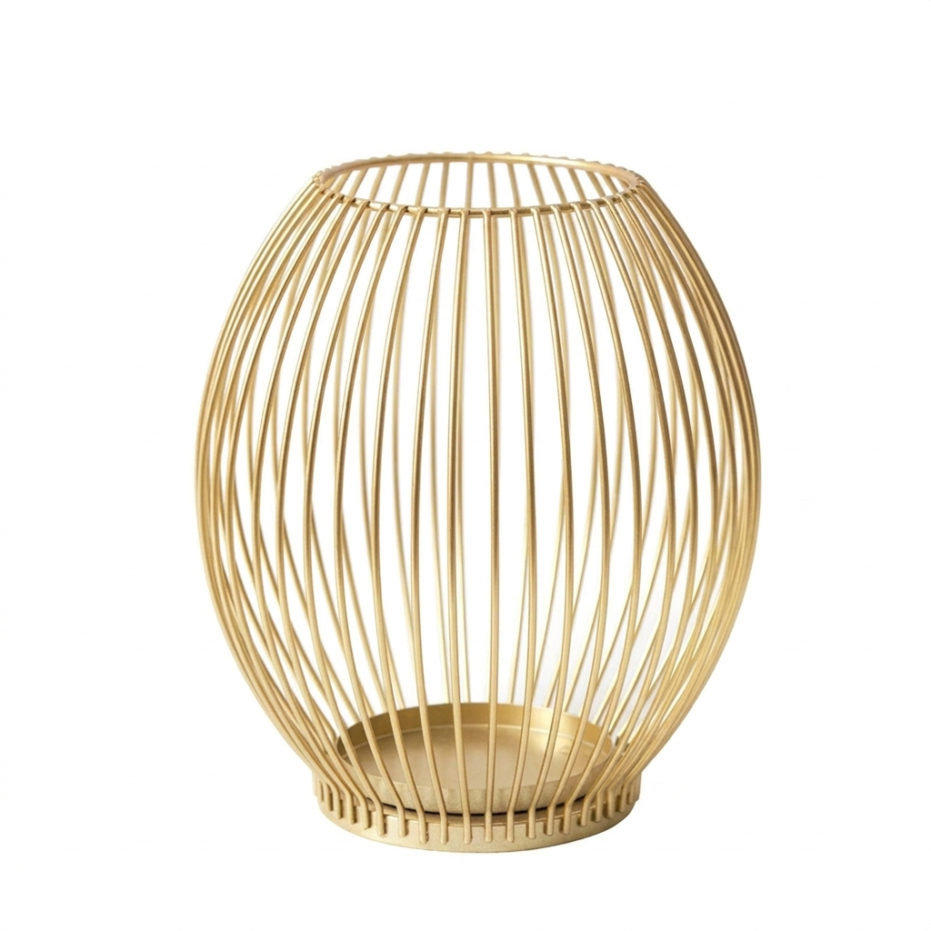 Stylish Geometric Candle Stand for Pillar Candles