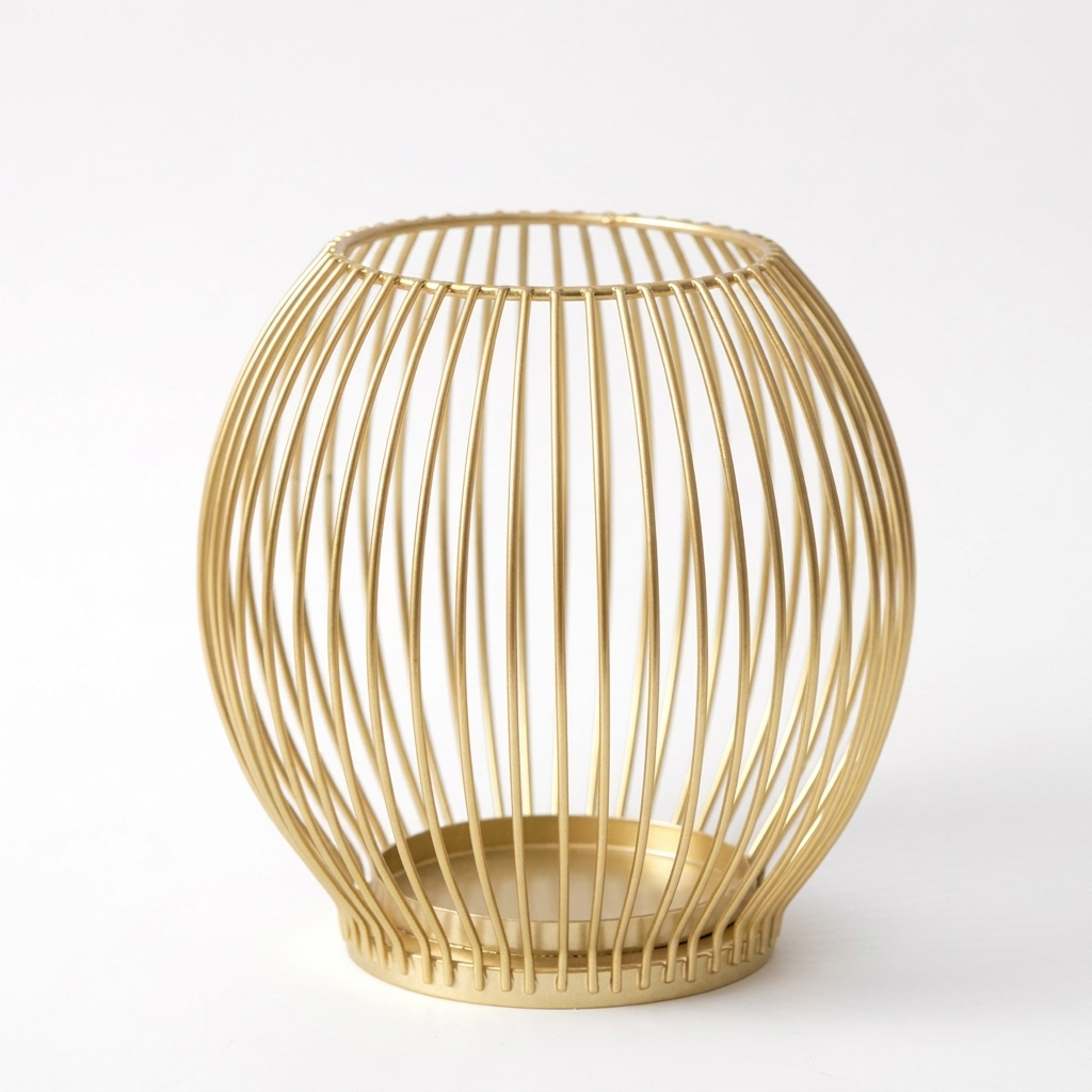 Stylish Geometric Candle Stand for Pillar Candles