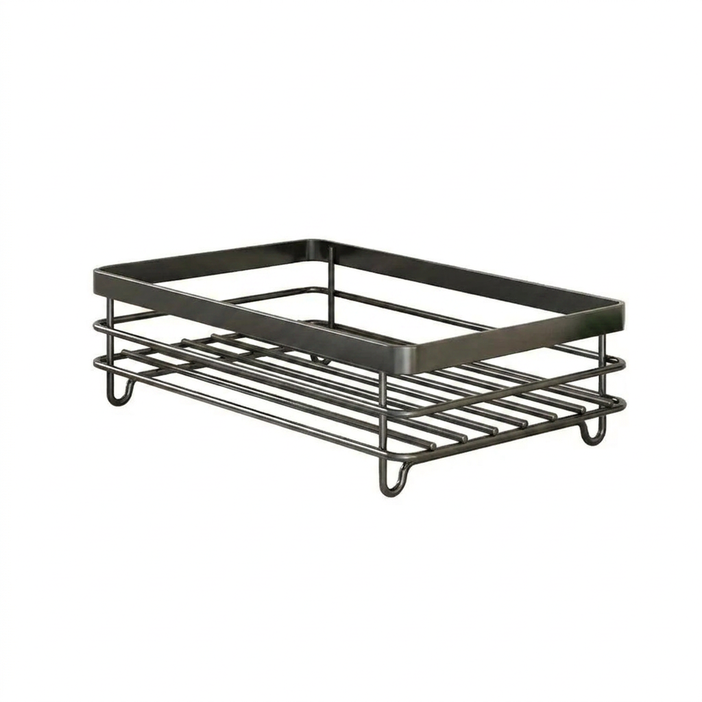 Compact Countertop Dish Organizer with Removable Racks