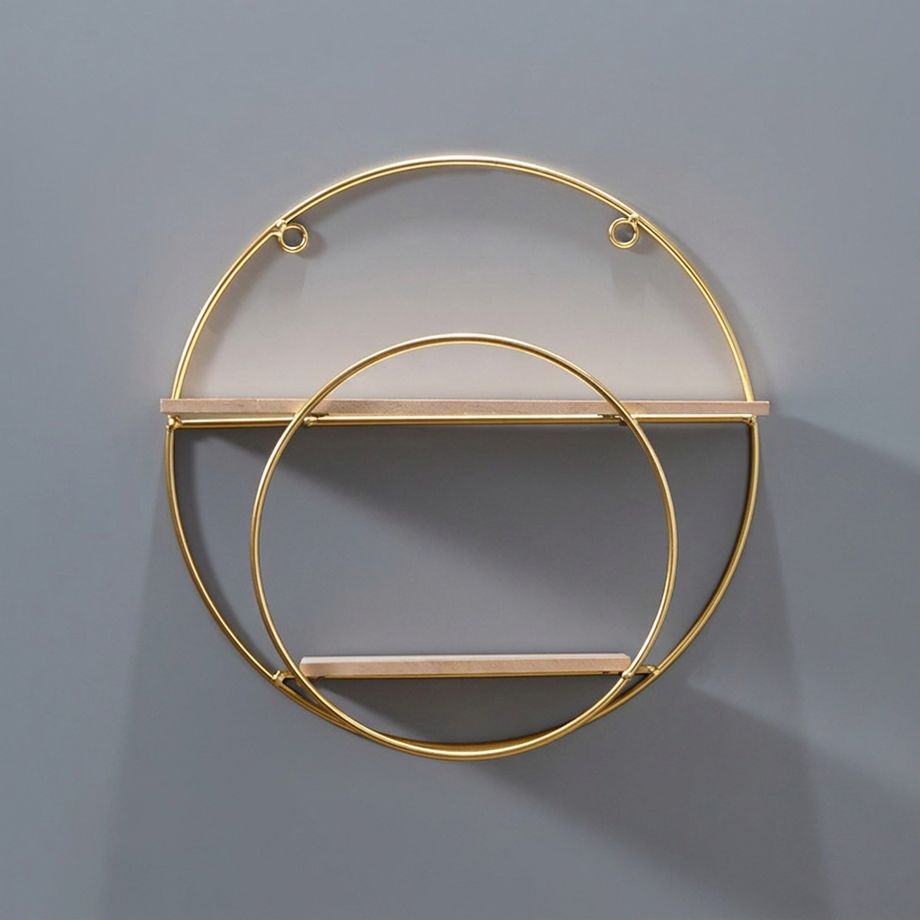 Stylish Multi-Tier Wall Shelf for Elegant Displays