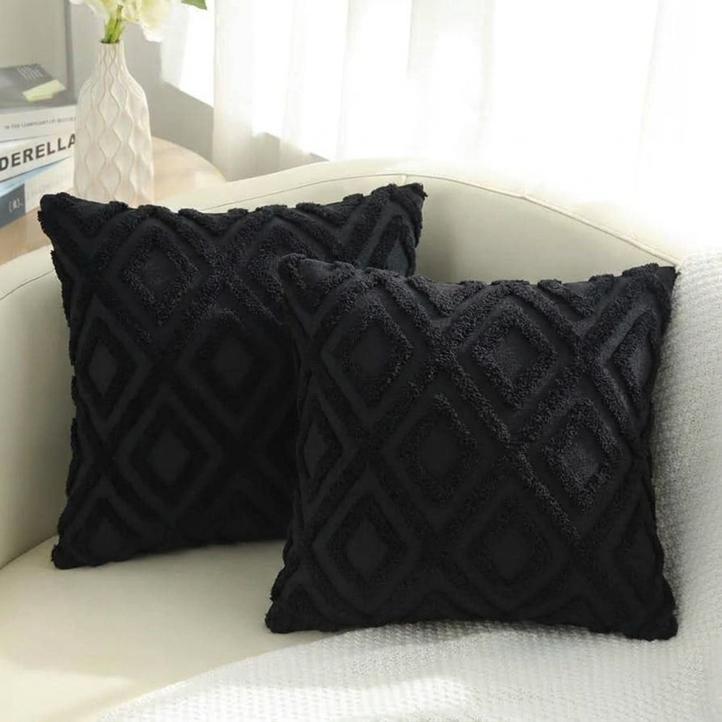 Textured Fabric Cushion Cover for Standard Cushions