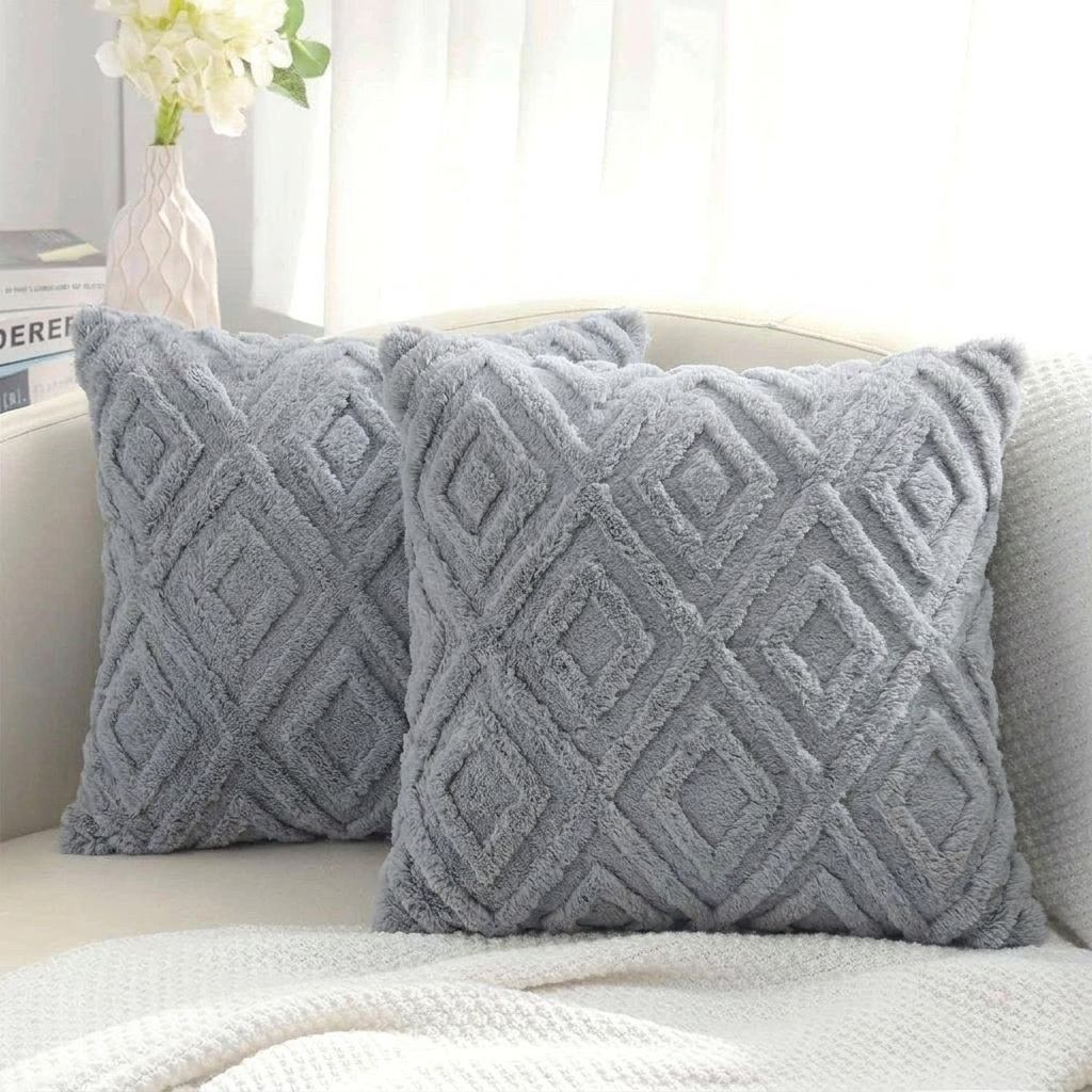 Textured Fabric Cushion Cover for Standard Cushions