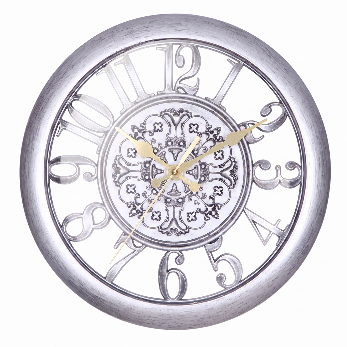 Elegant 11-Inch Indoor Wall Clock with Classic Design
