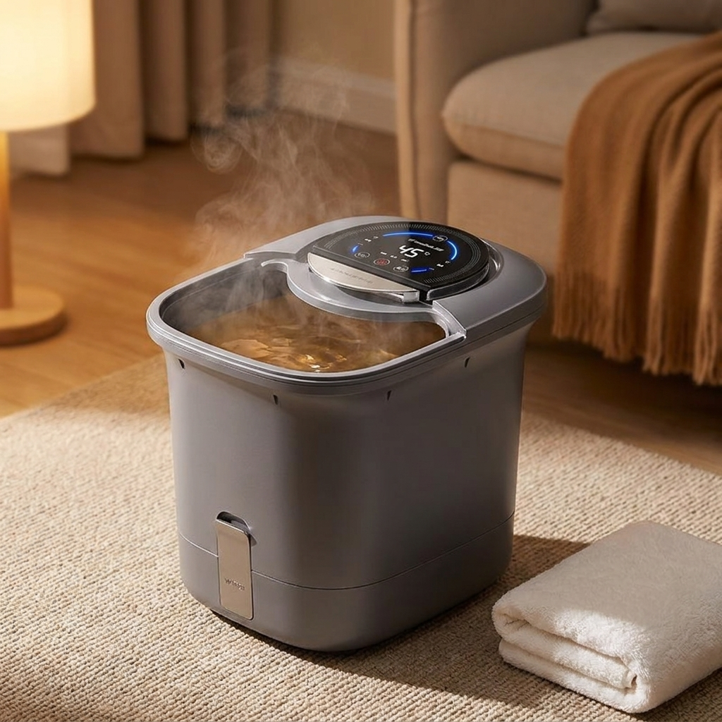 RelaxHeat Electric Foot Spa with Adjustable Temperature Control