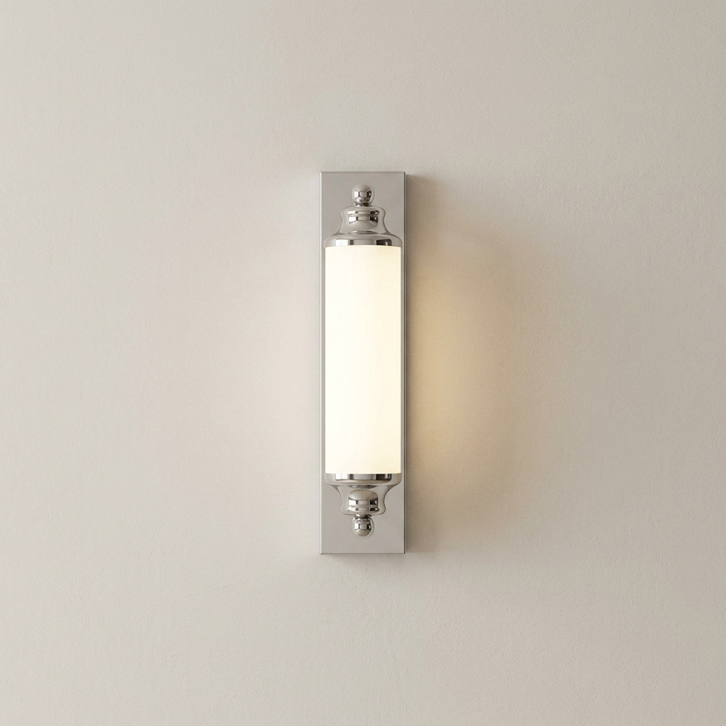 Chrome Finish LED Wall Sconce with Three Color Options