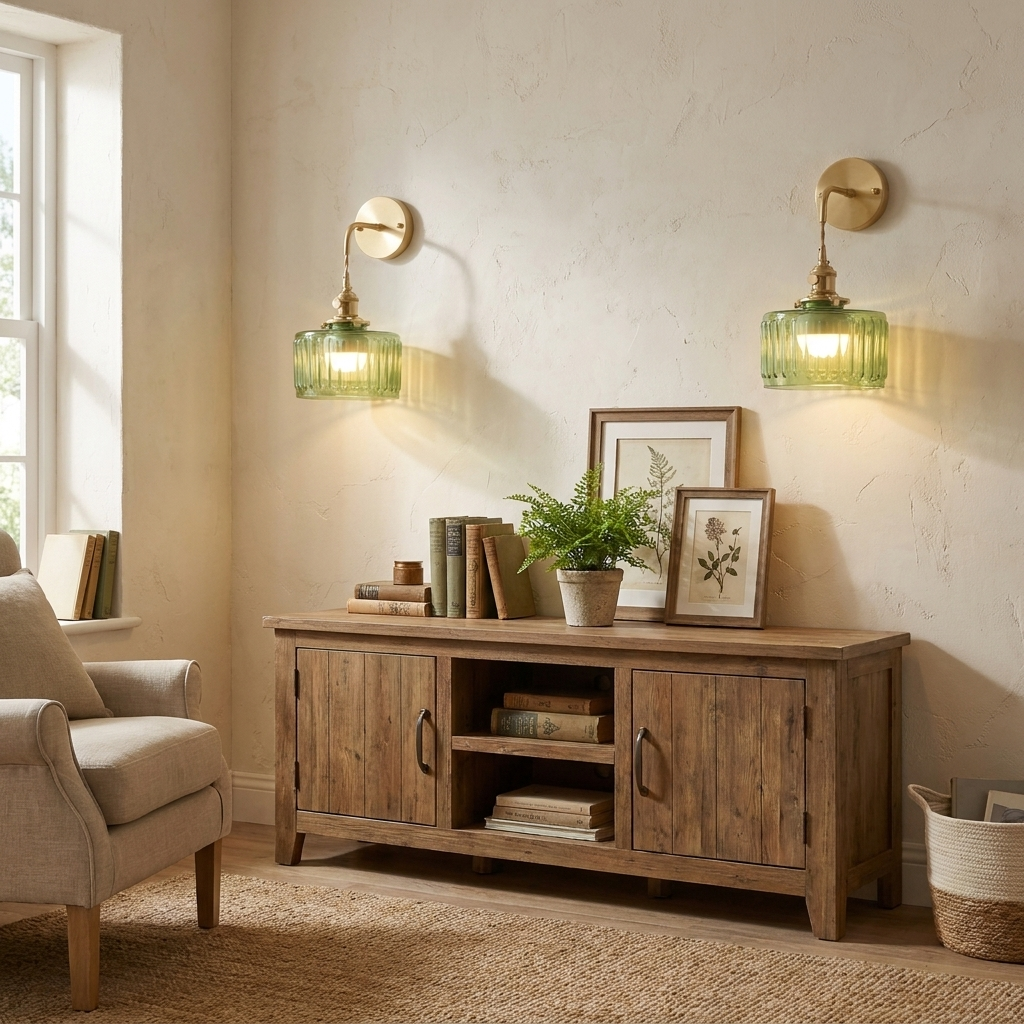 Elegant Rechargeable LED Wall Light with Vintage Design
