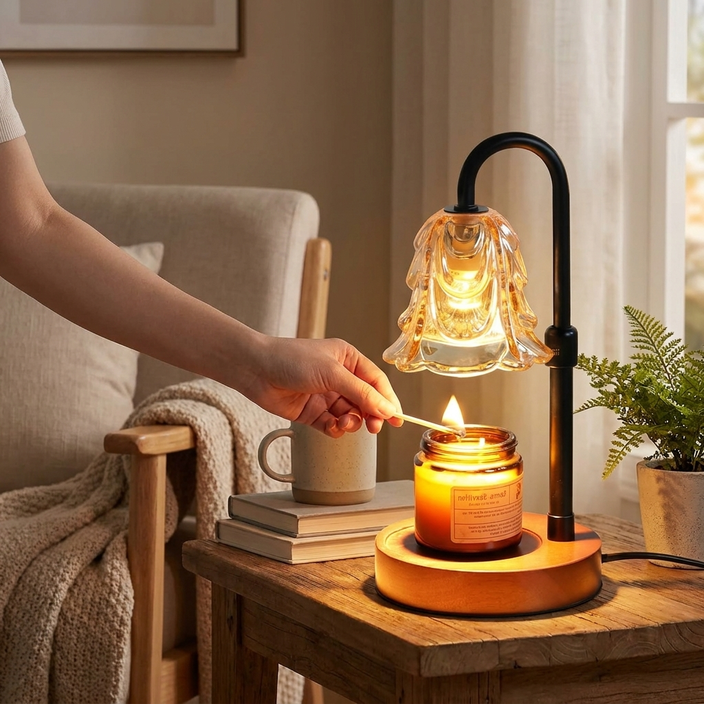 Serenity Candle Warmer – Adjustable Smart Wax Heater with Timer