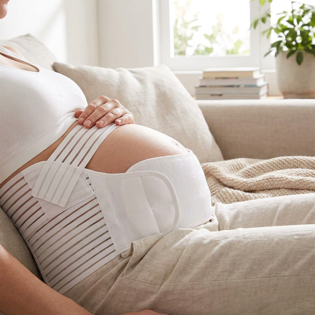 BellyEase Maternity Support Band – Customizable Pregnancy Belt for Back and Abdomen Relief, Sizes S–XXL