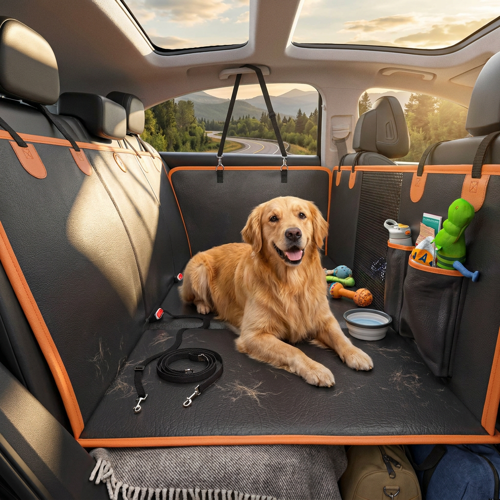 PetComfort Ultimate Back Seat Extender – Sturdy Waterproof Cover for Dogs