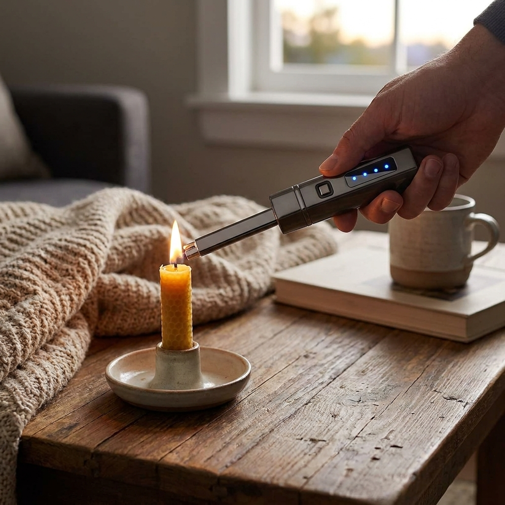 EcoSpark Rechargeable Electric Lighter – Windproof Ignition Tool for All Occasions