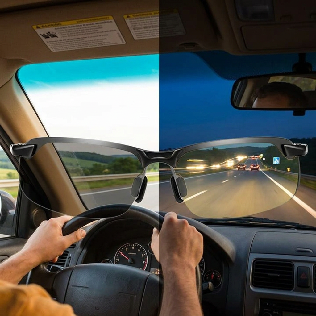 ClearView Adaptive Sunglasses – UV400 Lightweight Driving Eyewear