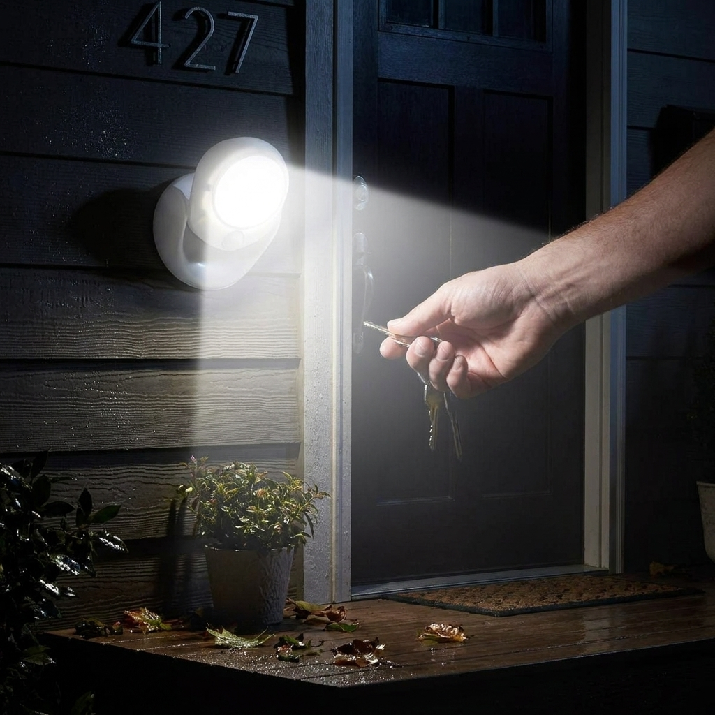 SmartGuard Wireless Motion Sensor Light – Battery LED Security Illumination