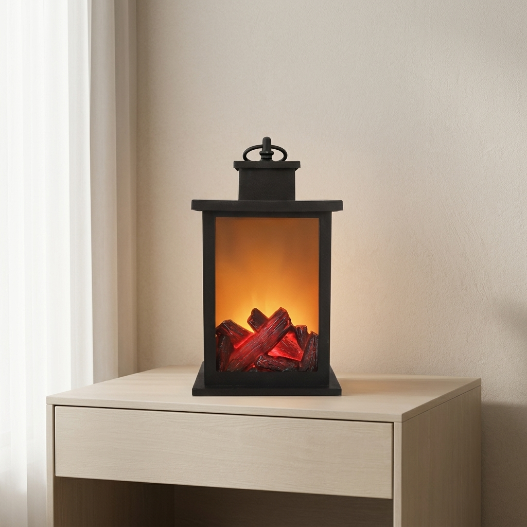 FlickerGlow Hanging LED Lantern for Cozy Ambiance