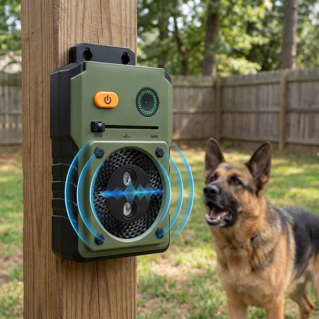 BarkAway Ultrasonic Dog Training Device – 50FT Range, 3 Modes
