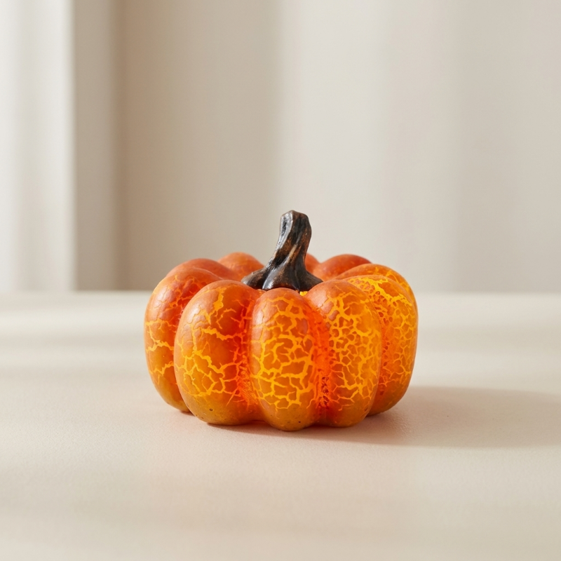 Illuminated Pumpkin Lantern for Spooky Decor