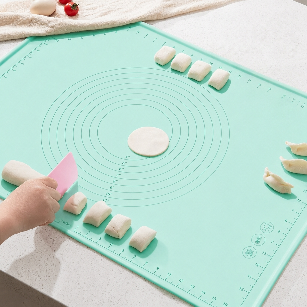 Nonstick Silicone Baking Mat with Measurement Guides