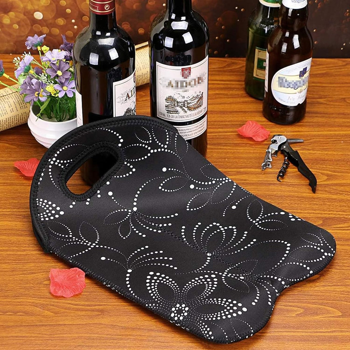 Double-Bottle Wine Carrier with Insulation – Buy One, Get One Free