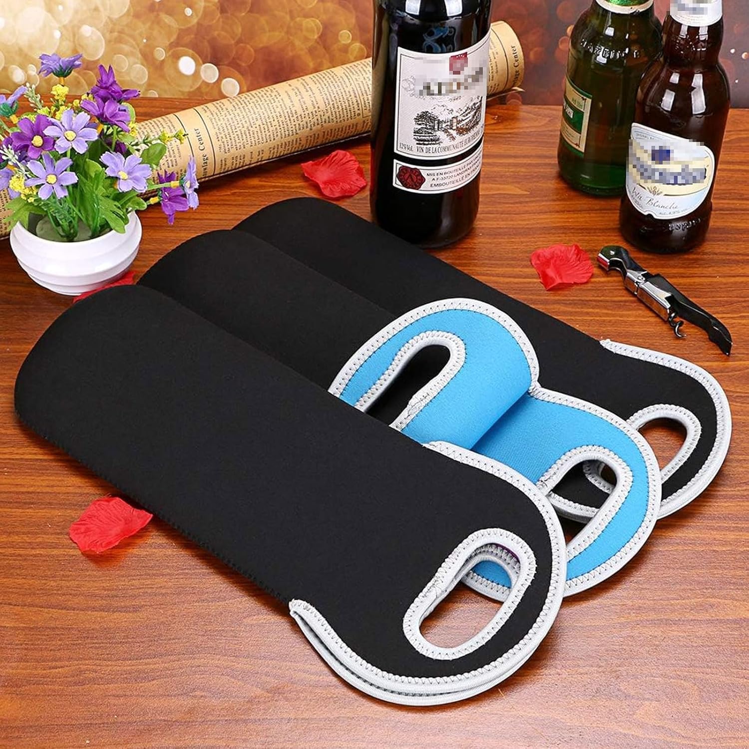 Double-Bottle Wine Carrier with Insulation – Buy One, Get One Free