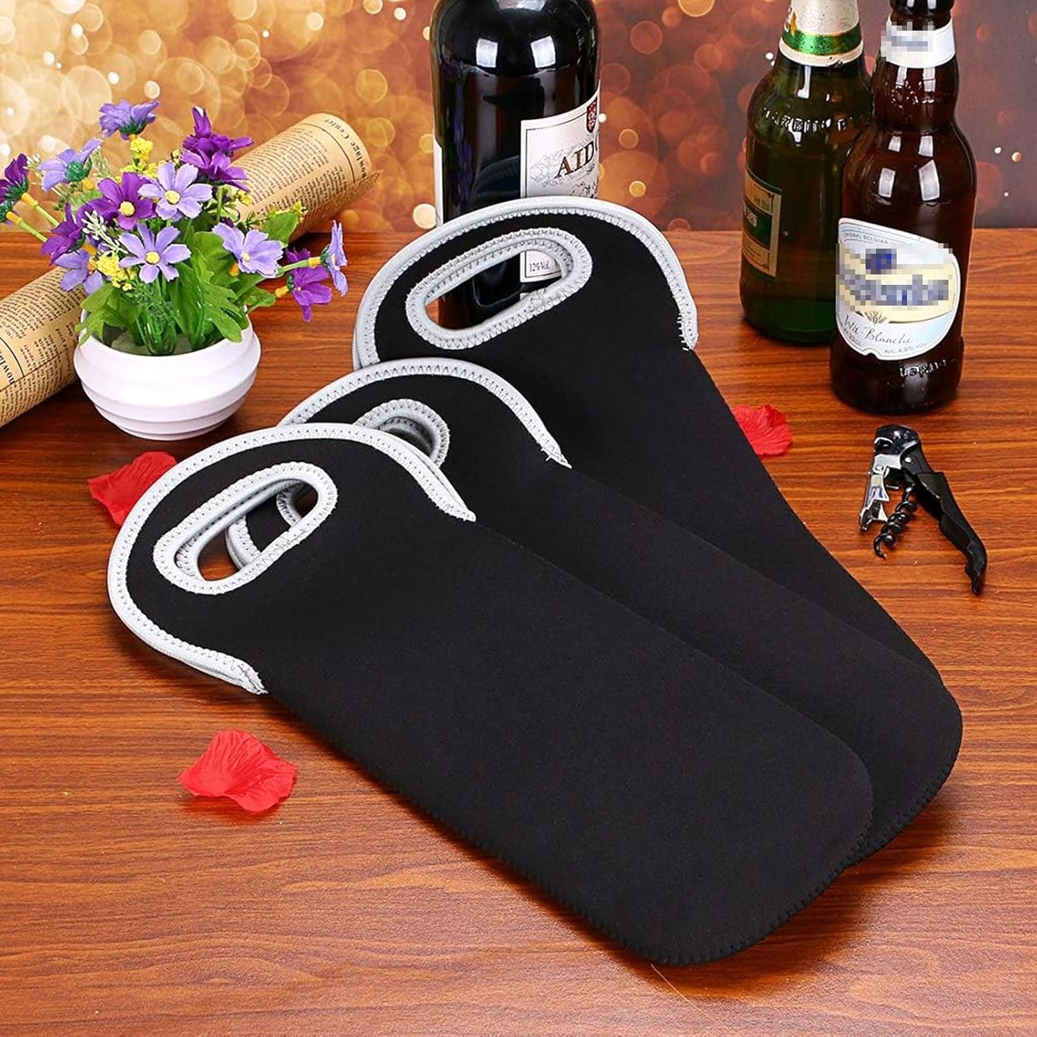 Double-Bottle Wine Carrier with Insulation – Buy One, Get One Free