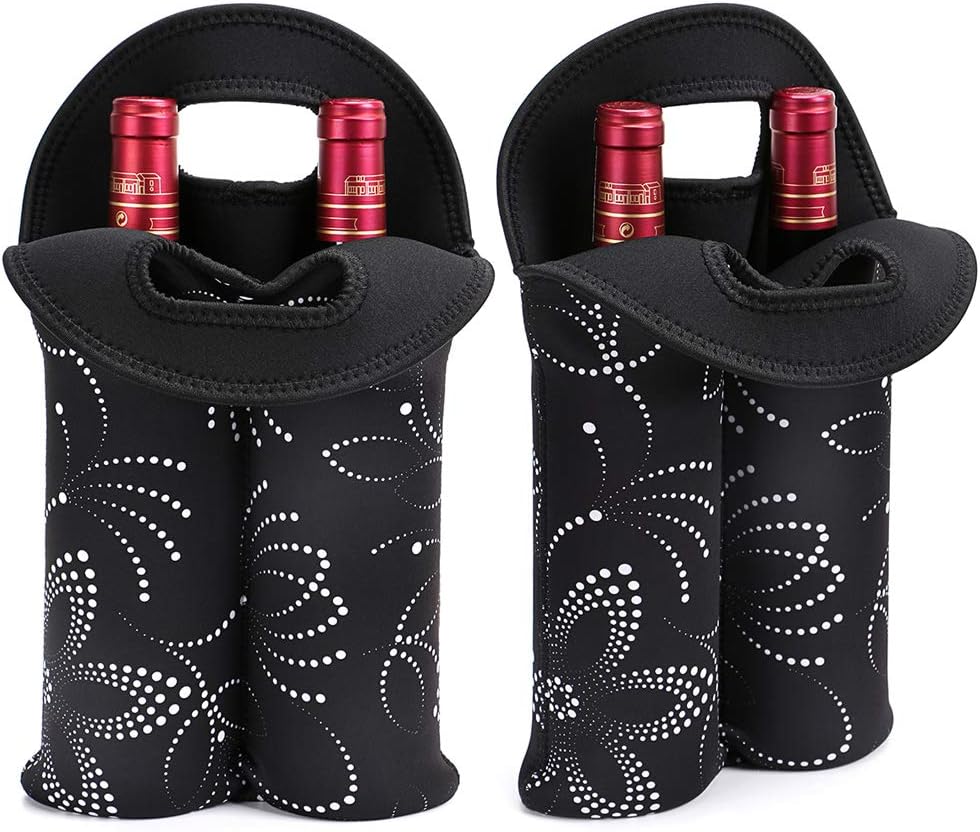 Double-Bottle Wine Carrier with Insulation – Buy One, Get One Free