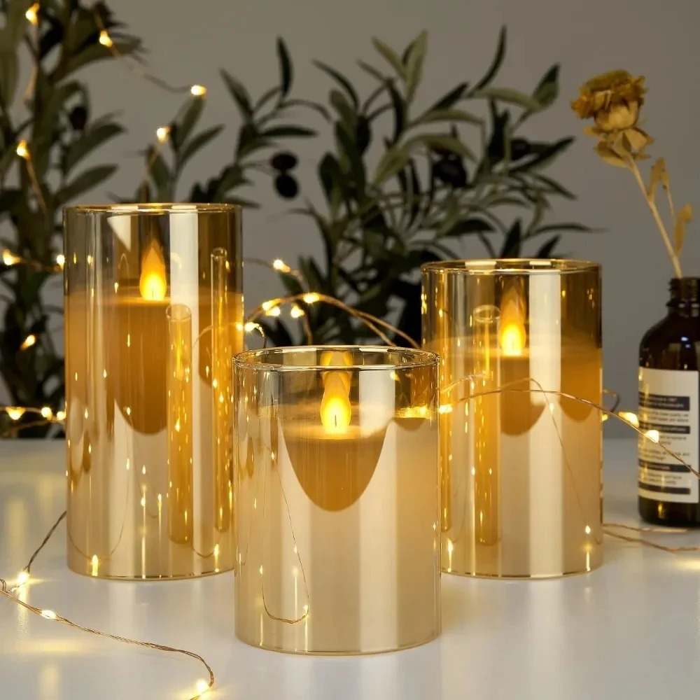 Elegant Remote-Controlled LED Candles for Ambiance