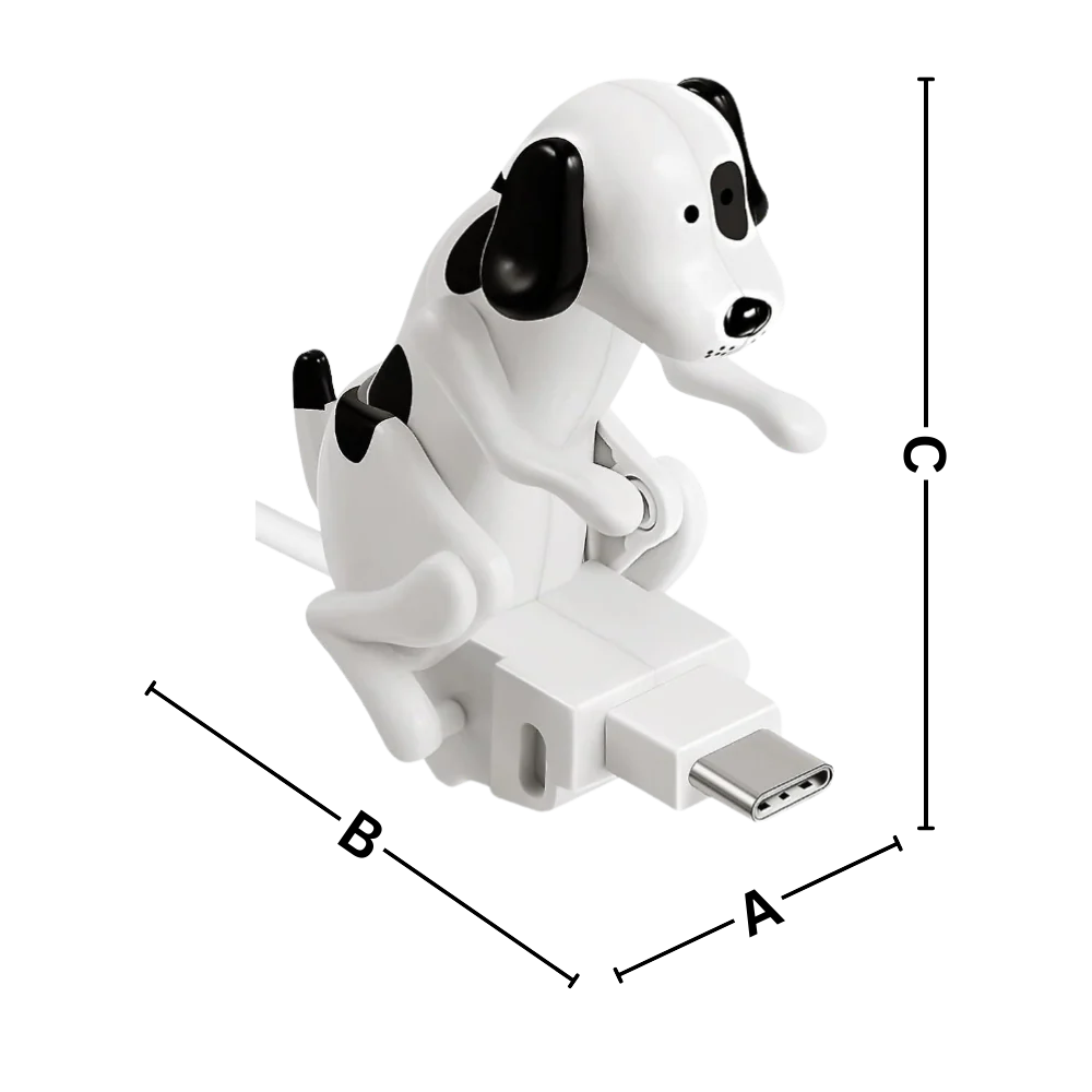 Whimsical Pet Charger Cable for Quick Power-Up