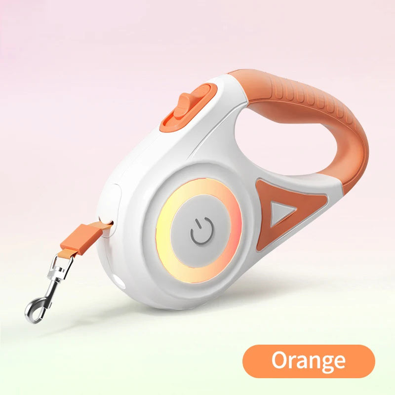 Smart Light-Up Dog Leash with Ergonomic Grip