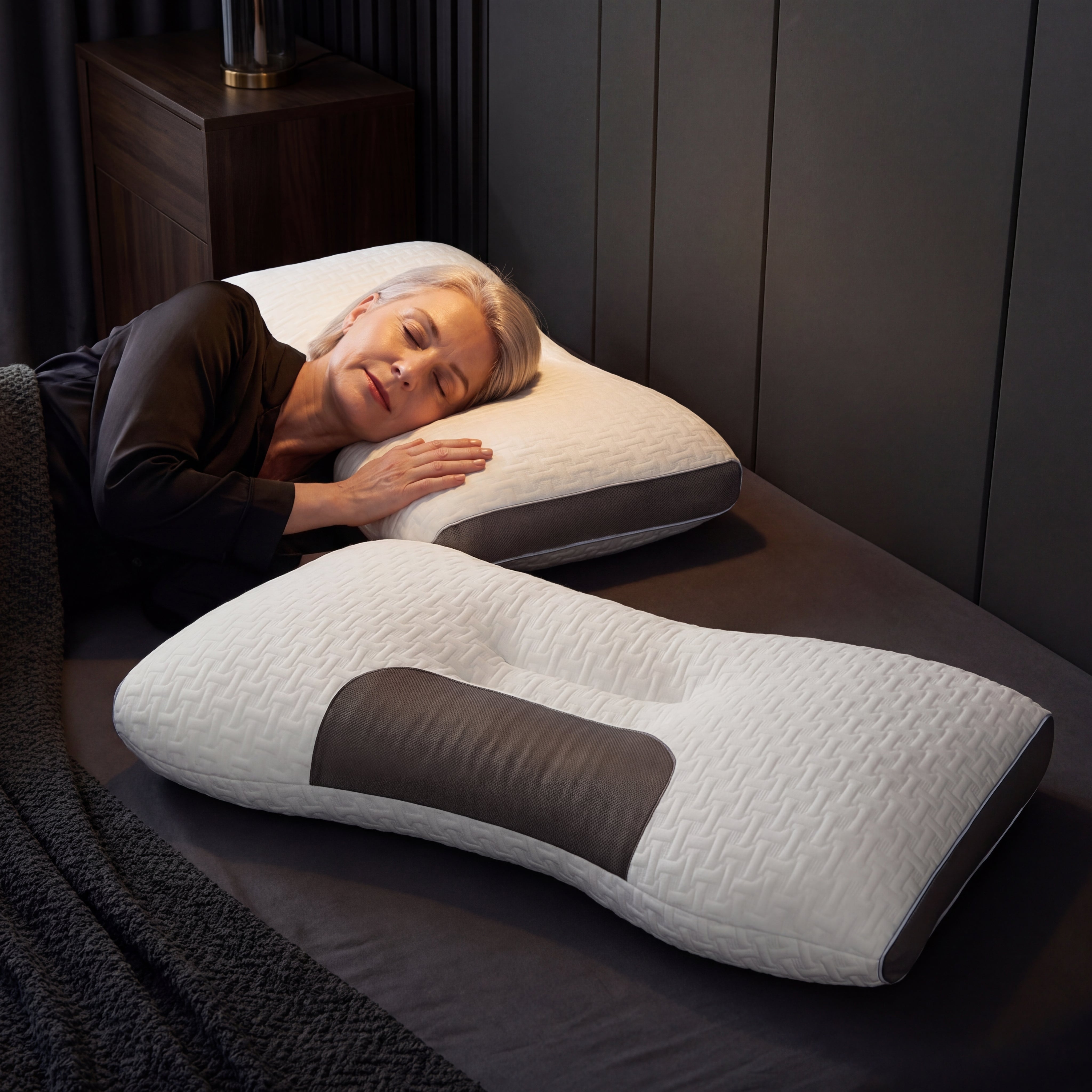 ErgoDream – Versatile Neck Support Pillow for Sleepers
