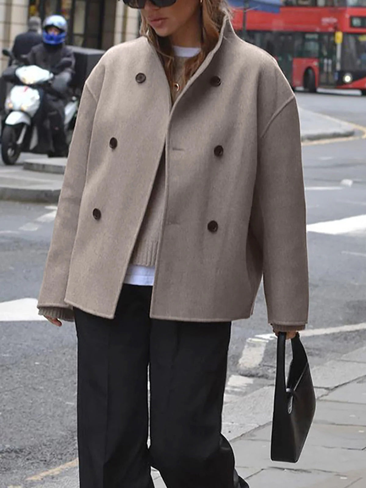 Chic Women's Button-Up Jacket for Effortless Style