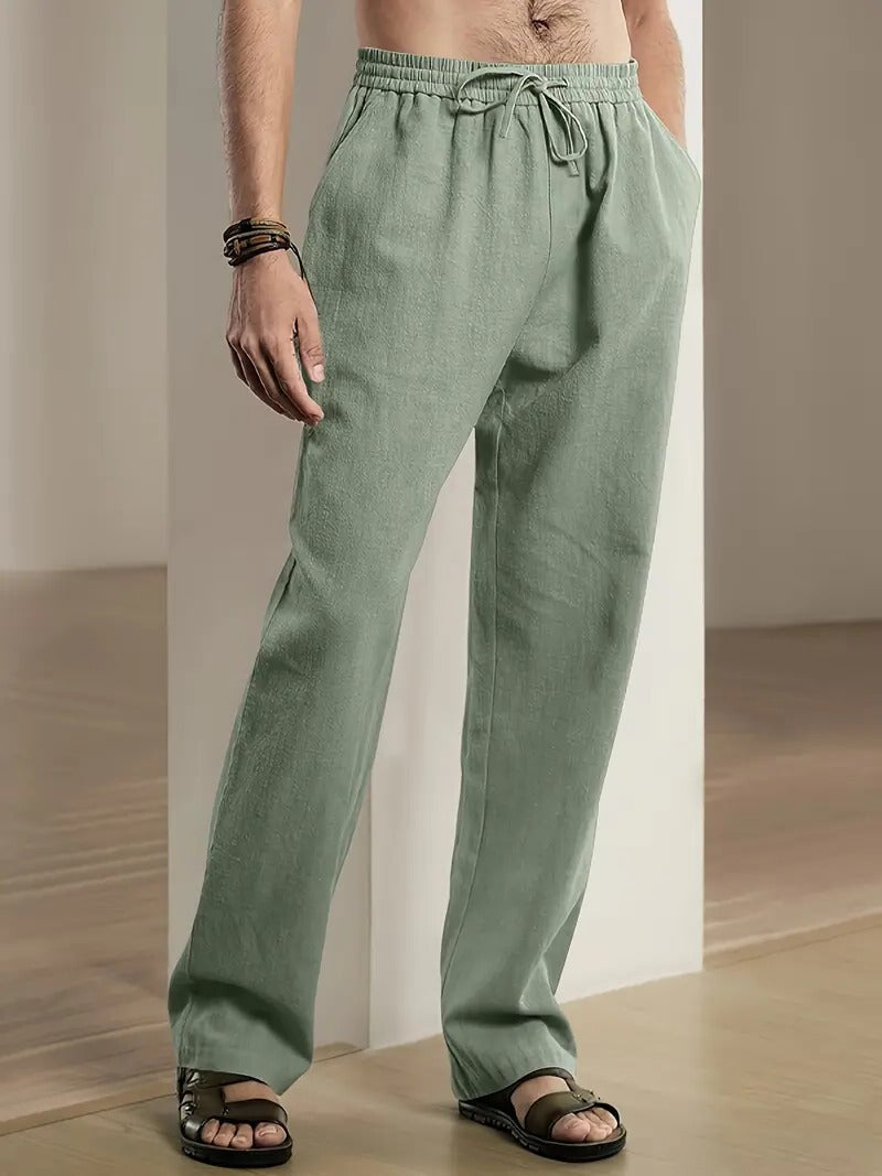 Chic Lightweight Linen Trousers for Men