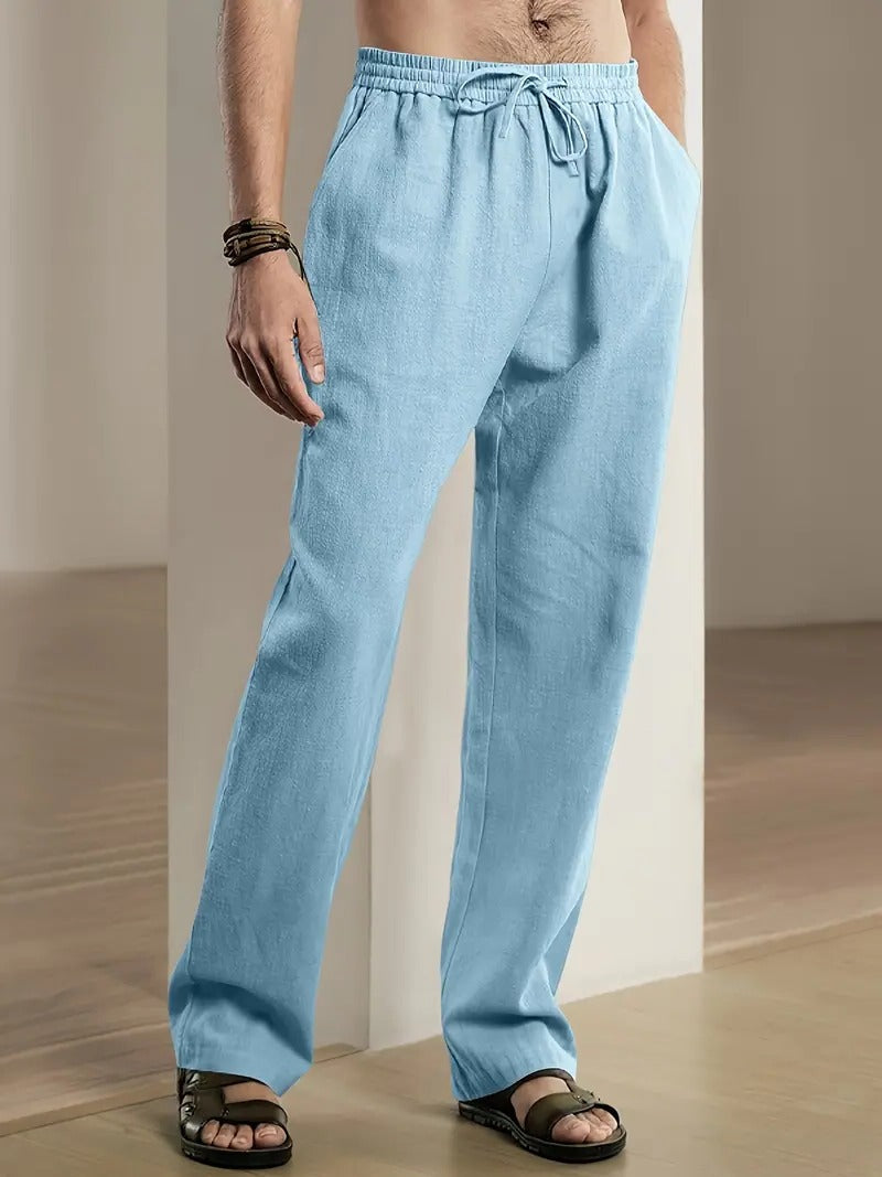Chic Lightweight Linen Trousers for Men