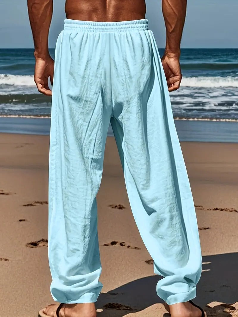 Chic Lightweight Linen Trousers for Men